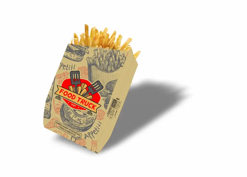 Saco de papel para batata frita